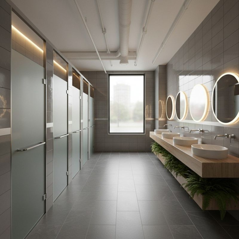 Office Restroom Renovation in Denver County, CO